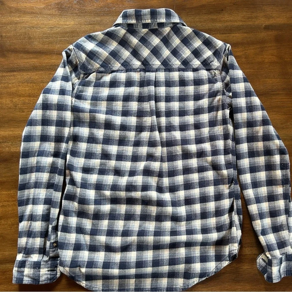 Carhartt Navy blue flannel Women's size XS (0/2) - Picture 3 of 8